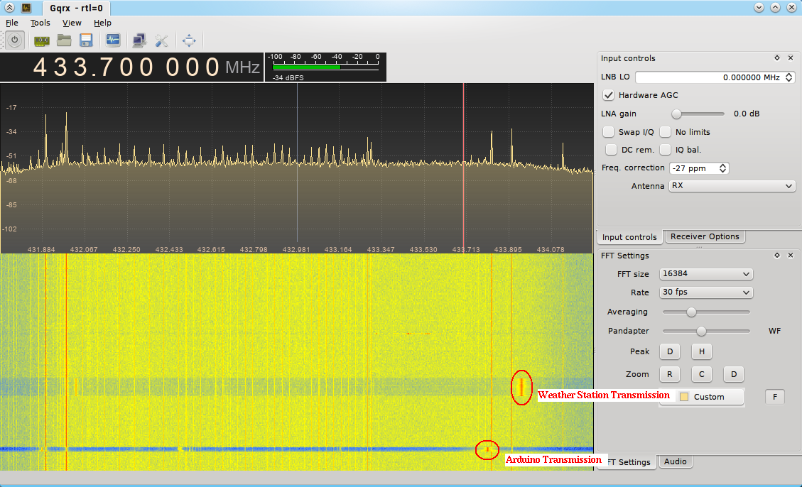 gqrx with proper USB power