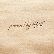 Wallpaper: powered by KDE – plain