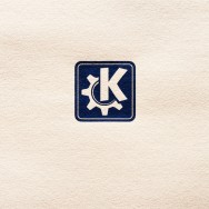 Wallpaper: KDE logo textured