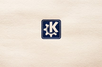 Wallpaper: KDE logo textured